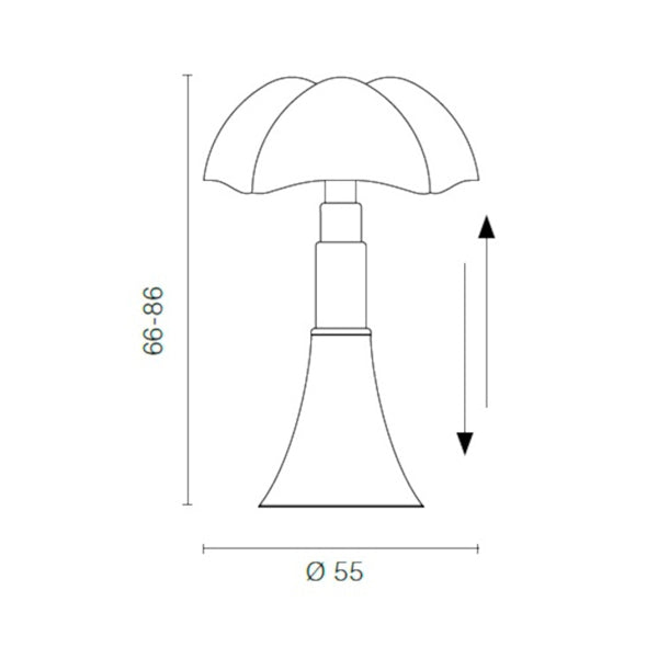 Martinelli Luce - Murciélago LED MEDIANO