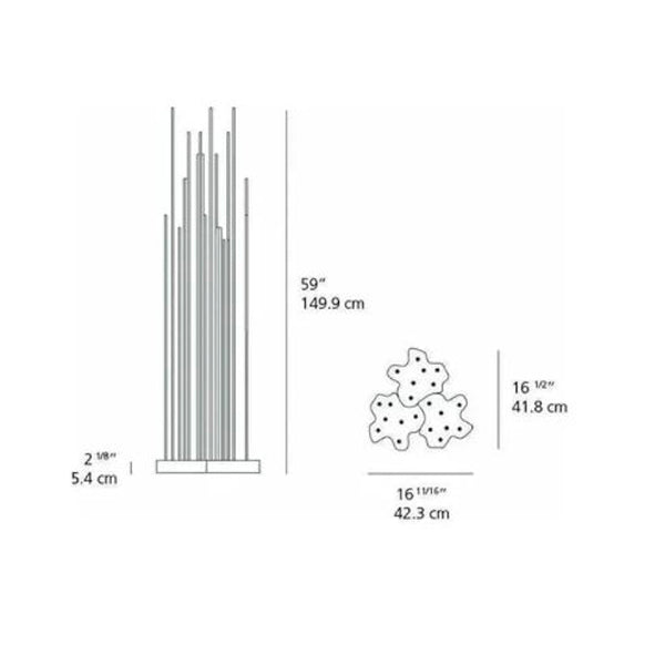 Artemide - Reeds lampada da terra Outdoor ad immersione IP68 LED