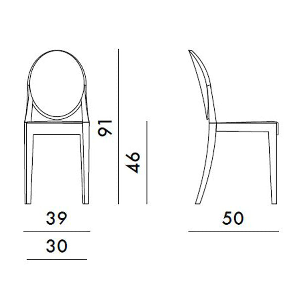 Kartell - VICTORIA FANTASMA Cristal