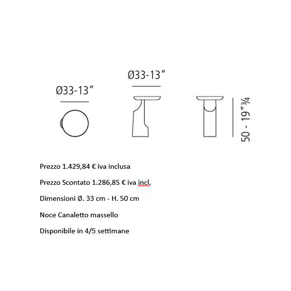 Vibieffe - Tavolino Aria designer Gianluigi Landoni