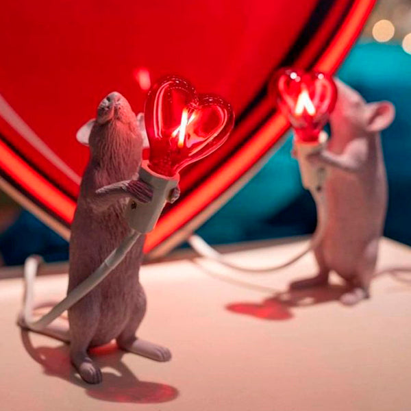 Seletti - LÁMPARA RATÓN EDICIÓN LOVE