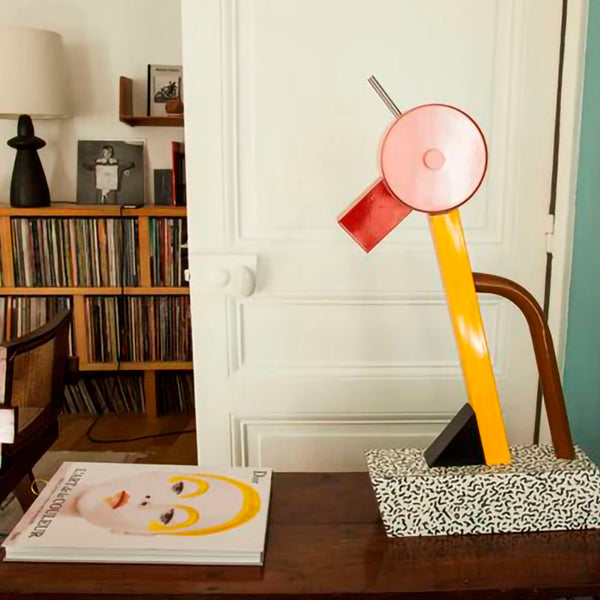 Lámpara de mesa Memphis Tahiti - Diseño único de Ettore Sottsass