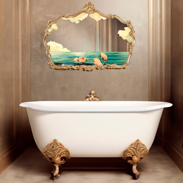 Seletti - Specchio Baroque da Parete Toiletpaper