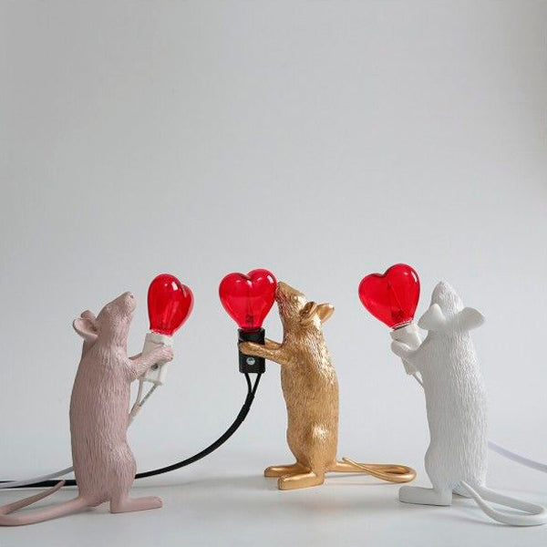 Seletti - LÁMPARA RATÓN EDICIÓN LOVE