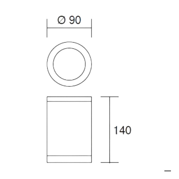 Faretto da Esterno per Soffitto 318 - 319 – Isyluce | Design Compatto, Eleganza e Protezione IP54