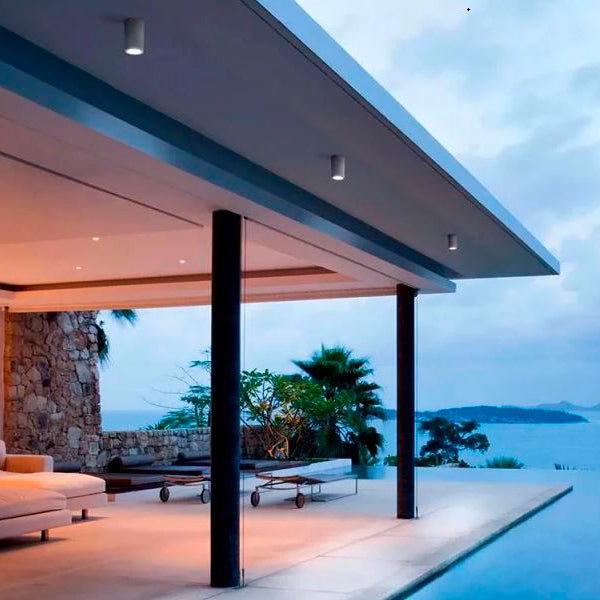 Faretto da Esterno per Soffitto 318 - 319 – Isyluce | Design Compatto, Eleganza e Protezione IP54