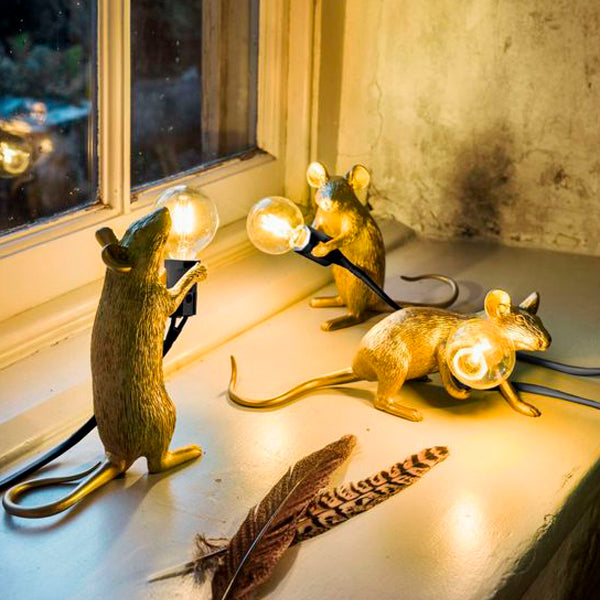 Seletti - LÁMPARA MOUS ORO