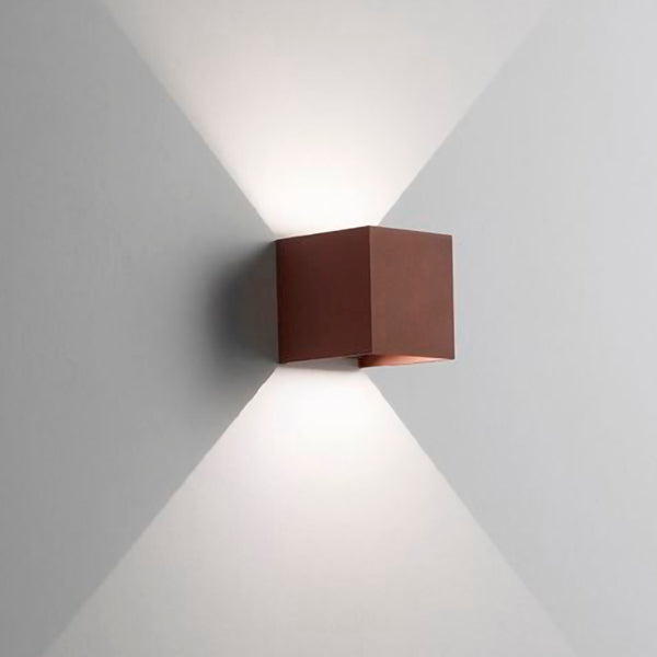 ISYLUCE Cubo 16 V – Applique da Esterno a Doppia Emissione, LED , Alluminio, 4 Colori