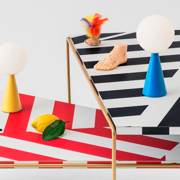 Lámpara de mesa Bilia Mini de FontanaArte - Diseño icónico de Gio Ponti