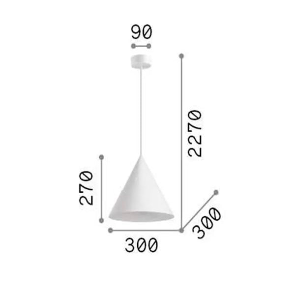 Idea Lux - A Line lampada a sospensione Moderna e lineare