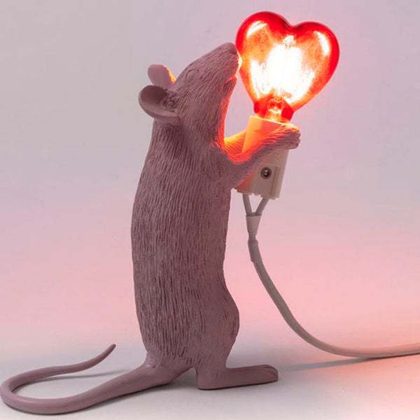 Seletti - LÁMPARA RATÓN EDICIÓN LOVE