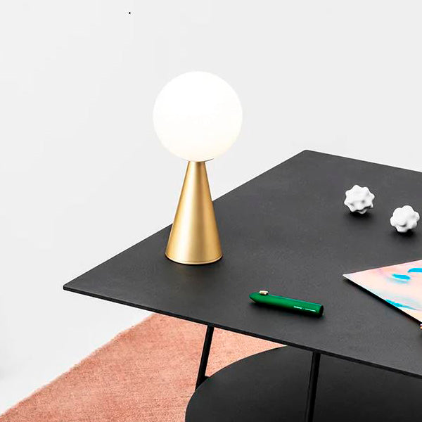Lámpara de mesa Bilia Mini de FontanaArte - Diseño icónico de Gio Ponti