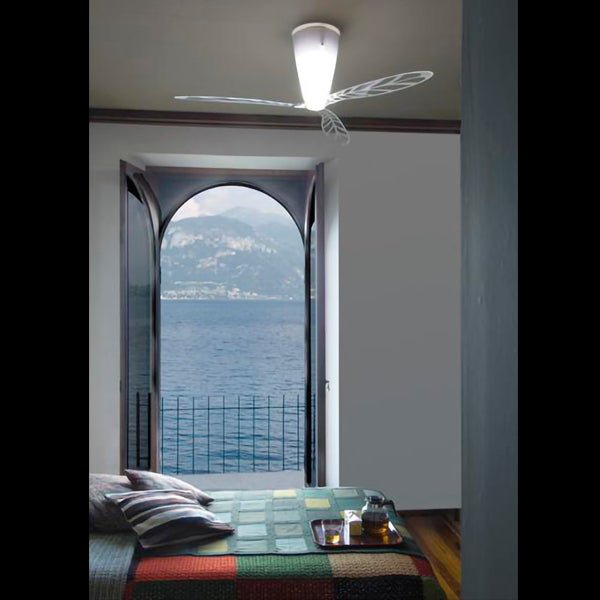 Ventilatore Blow di Luceplan – Ventilatore soffitto con luce dimmerabile