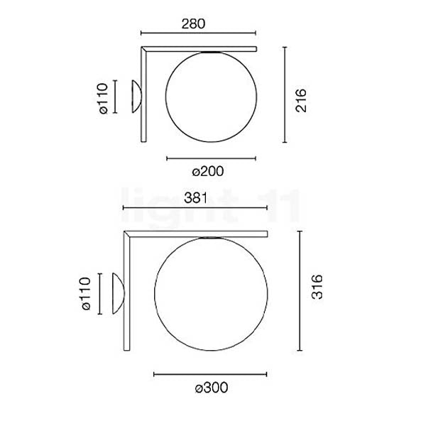 Flos - IC Lights Techo/Pared Exterior