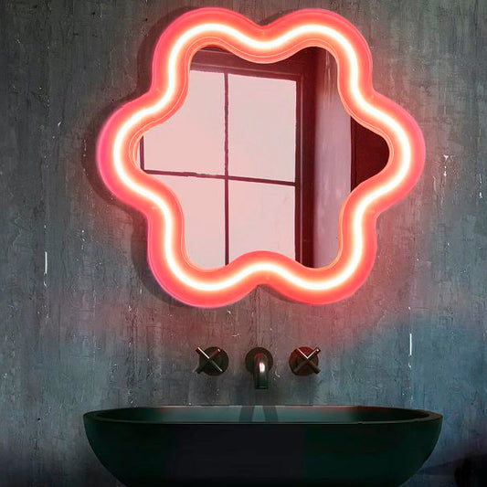 Specchio Seletti Supercurve Flower con Lampada – Design futuristico, funzionalità smart, impatto visivo garantito