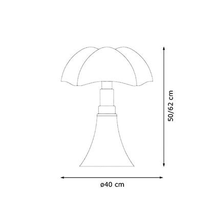 Martinelli Luce - Pipistrello MEDIO Design iconico Gae Aulenti