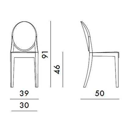 Kartell - VICTORIA FANTASMA Cristal