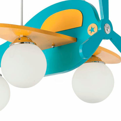 Idea Lux - Avion Lampada a sospensione per Bambini