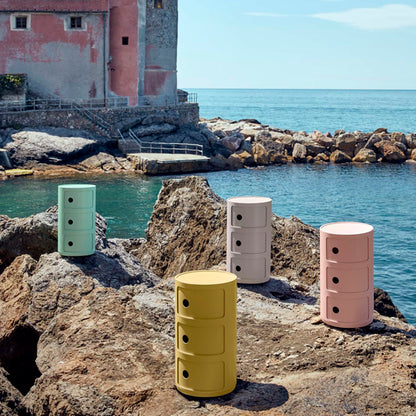 Componibili Bio by Kartell – Mesitas de noche Contenedores modulares de bioplástico