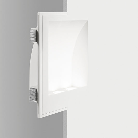Applique da Incasso Totale in Gesso Verniciabile 844 – ISYLUCE | Luce Indiretta e Design Architettonico