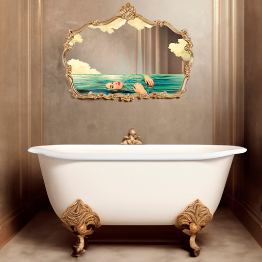 Seletti -   Specchio Baroque da Parete Toiletpaper
