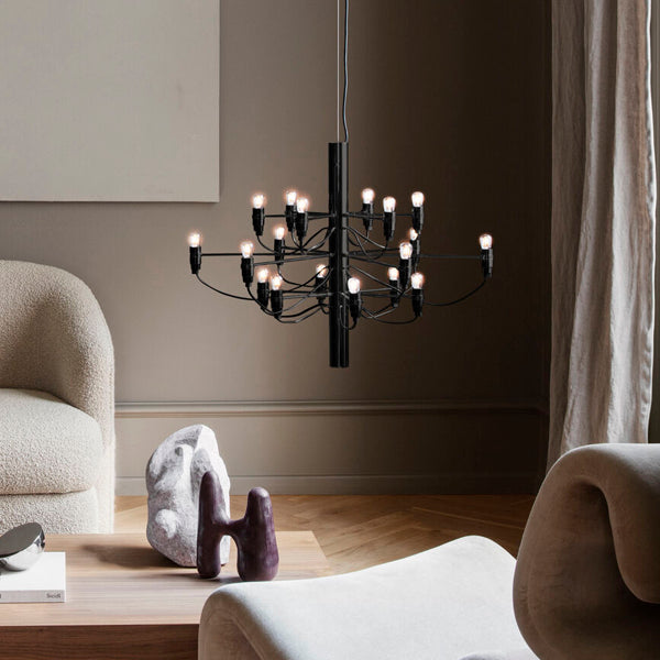 Flos - 2097 lampada a sospensione 18 luci designer Gino Sarfatti