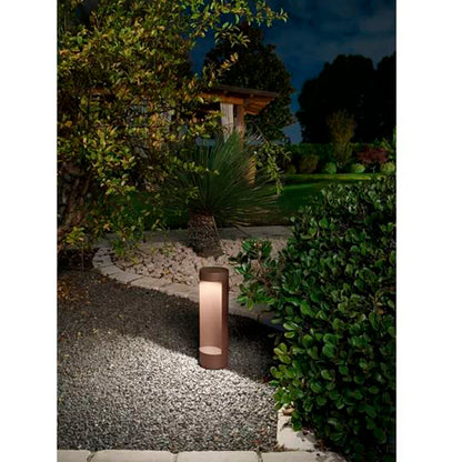 Aspen tonda di ISYLUCE – Palina da Giardino LED 15W, H 400 mm, Luce Morbida 3000K, IP54