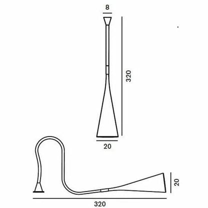 Foscarini Uto – Lampada a Sospensione da Interno e Esterno Flessibile e Creativa