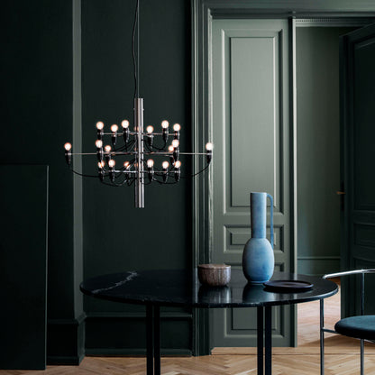 Flos - 2097 lampada a sospensione 18 luci designer Gino Sarfatti