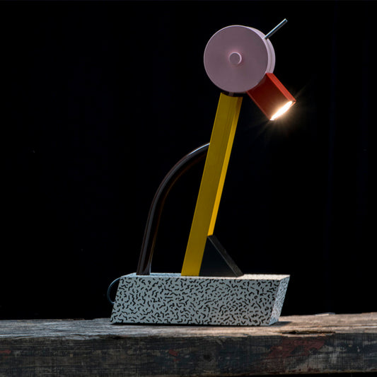 Lámpara de mesa Memphis Tahiti - Diseño único de Ettore Sottsass