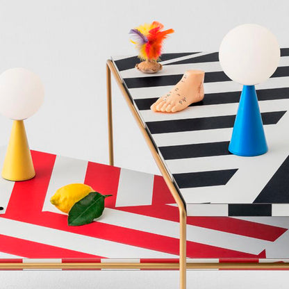 Lámpara de mesa Bilia Mini de FontanaArte - Diseño icónico de Gio Ponti