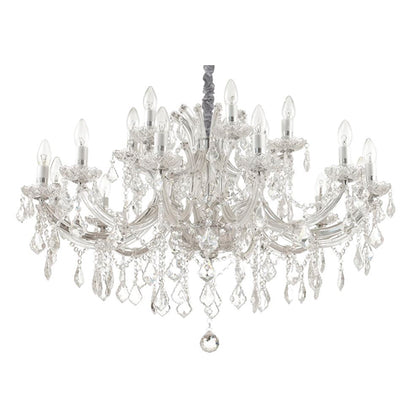 Idea Lux - Napoleon sospensione in stile classico vetro soffiato