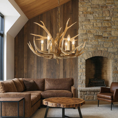 Idea Lux - Chalet sospensione di corna di cervo