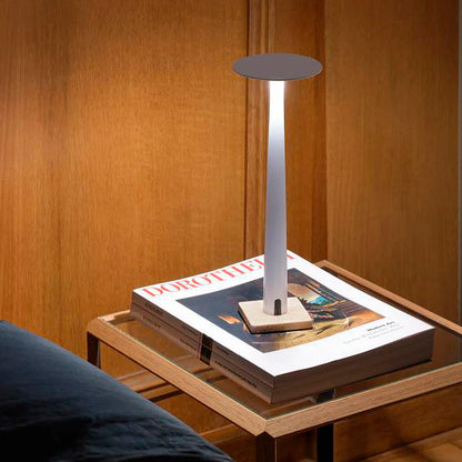 Nemo Portofino Marble – Lampada da Tavolo Ricaricabile in Marmo