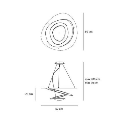 Artemide - Pirce Mini lampada a sospensione LED