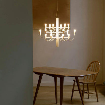 Flos - 2097 lampada a sospensione 18 luci designer Gino Sarfatti