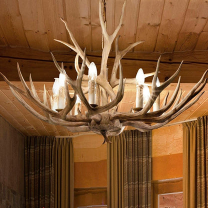 Idea Lux - Chalet sospensione di corna di cervo