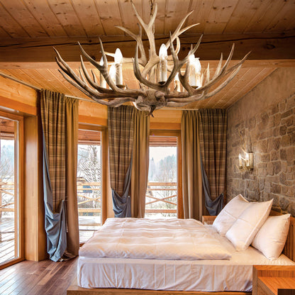 Idea Lux - Chalet sospensione di corna di cervo