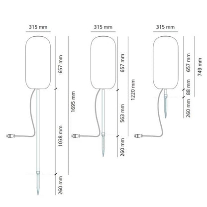 Artemide Gople Outdoor Bollard Una lanterna contemporanea che accarezza la notte