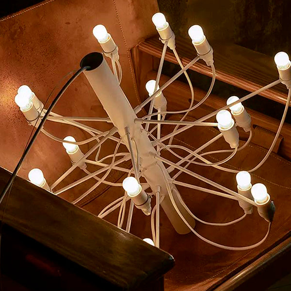 Flos - 2097 lampada a sospensione 18 luci designer Gino Sarfatti