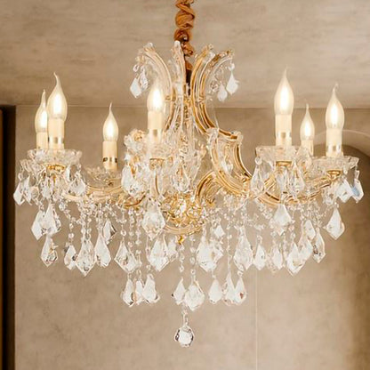 Idea Lux - Napoleon sospensione in stile classico vetro soffiato