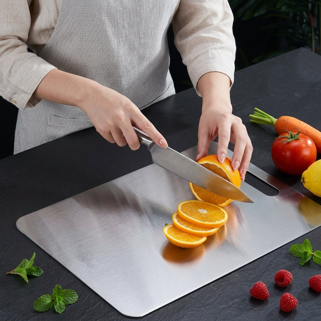 Tagliere in acciaio inox