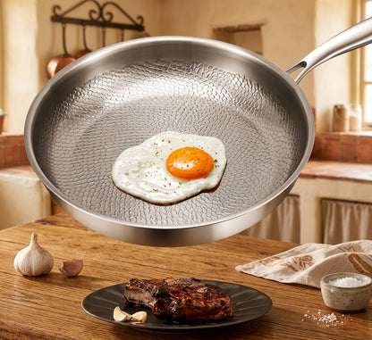 Pentola Antiaderente in Acciaio Inox