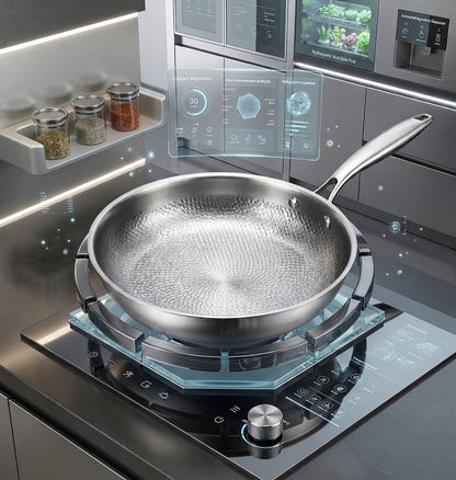 Pentola Antiaderente in Acciaio Inox